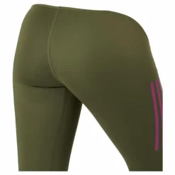 Own The Run Block 7/8 Running Leggings Women Focus Olive / Beige Tone