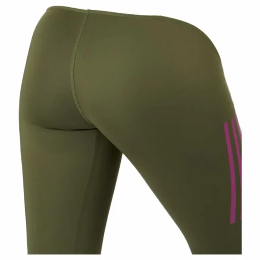 Own The Run Block 7/8 Running Leggings Women Focus Olive / Beige Tone