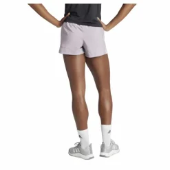 Pacer Training 3-Stripes Woven High-Rise Shorts Preloved Fig / White