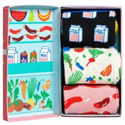 3-pack Foodie Socks Gift Set Multi