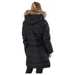 Paranaque Long Down Parka Jacket Black