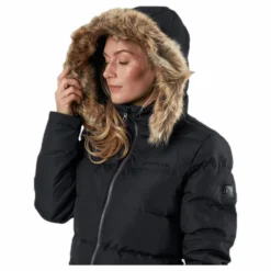 Paranaque Long Down Parka Jacket Black