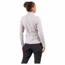 Paulina Melange Fleece Jacket Beige