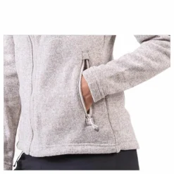 Paulina Melange Fleece Jacket Beige