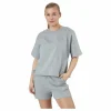 Pcchilli Summer 2/4 Loose Swea Light Grey Melange