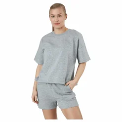 Pcchilli Summer 2/4 Loose Swea Light Grey Melange