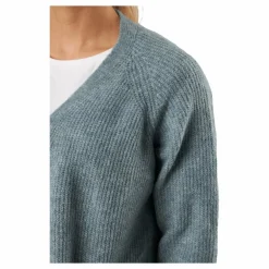 Pcellen Ls Long Knit Cardigan Trooper