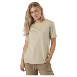 Pcria Ss Fold Up Solid Tee Noo White Pepper