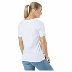 Pcria Ss V-neck Solid Tee Bc Bright White