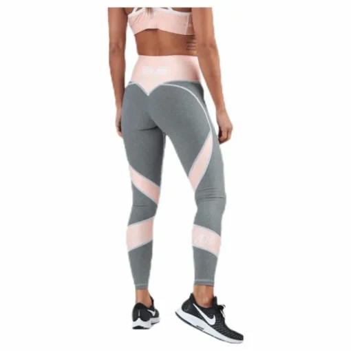 Peach Swirl Leggings Grey