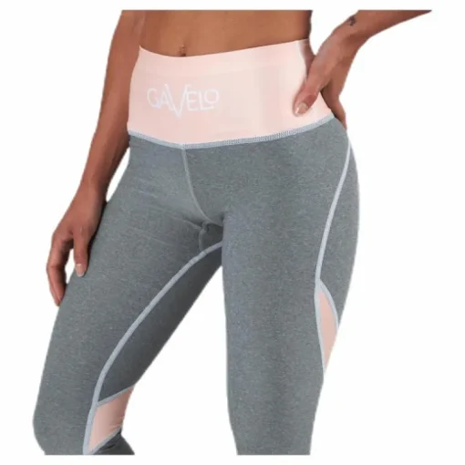 Peach Swirl Leggings Grey