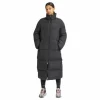 Pebble Drawstring Coat Black
