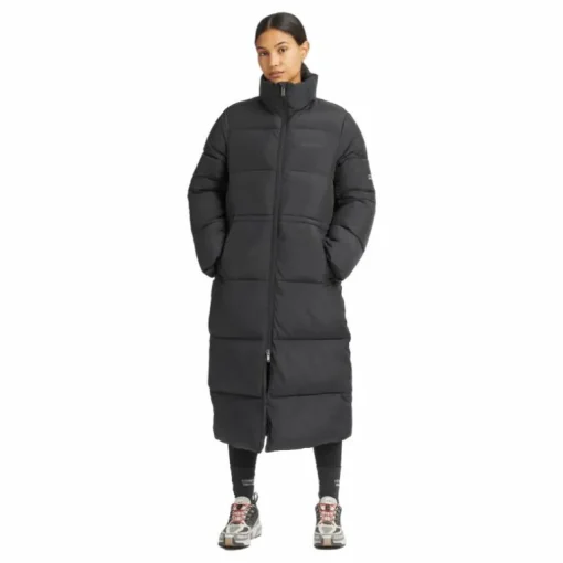 Pebble Drawstring Coat Black