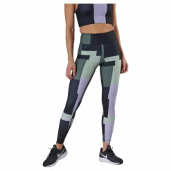 Printed Sport Tights Green
