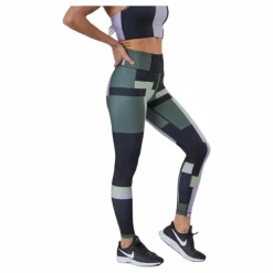 Printed Sport Tights Green