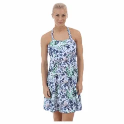 Pristine Dress Patterned/White