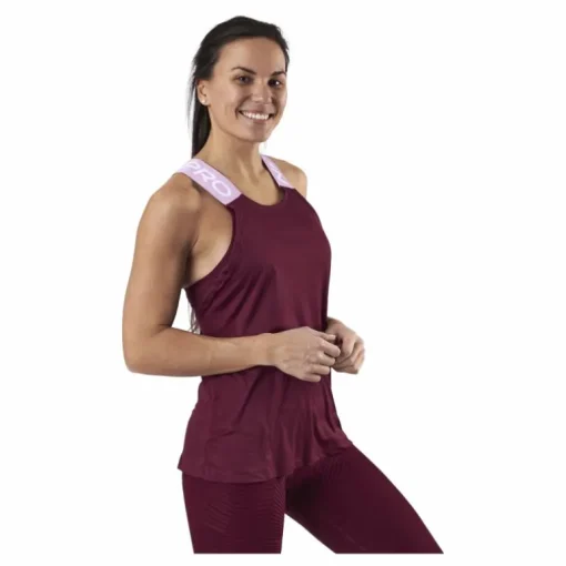 Pro Dry Elastika Tank Top Black/Red
