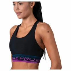 Pro Medium Pad Mesh Bra Black