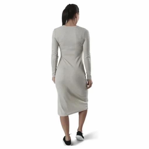 Quinn Rib Dress Beige