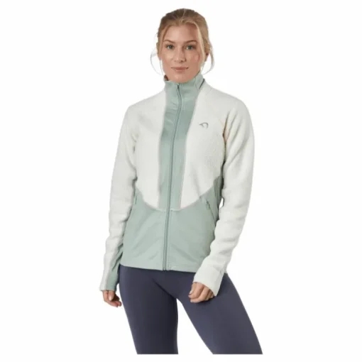 Ragnhild Full Zip Midlayer Nwhite