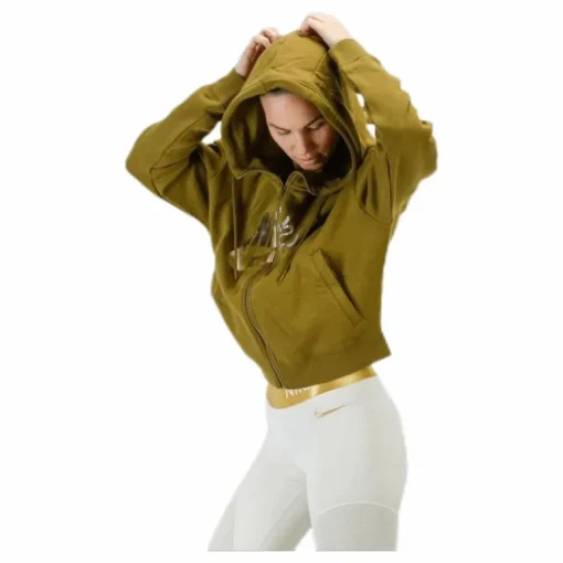 Rally Metallic FZ Hoodie Green
