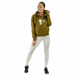 Rally Metallic FZ Hoodie Green