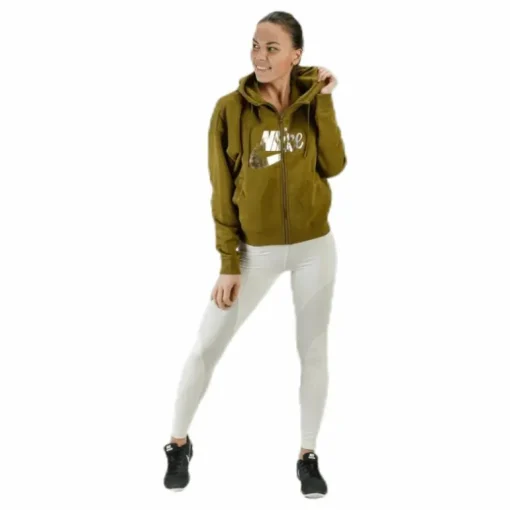 Rally Metallic FZ Hoodie Green