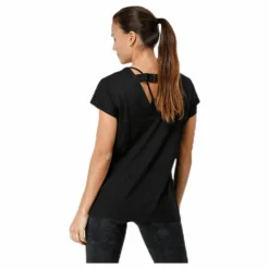 Raw Elastic Tee Black