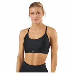 Reebok Lux Strappy Sports Bra Black