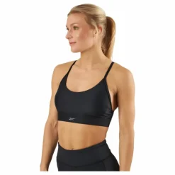 Reebok Lux Strappy Sports Bra Black