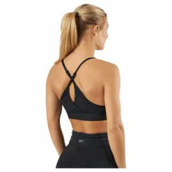 Reebok Lux Strappy Sports Bra Black