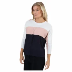 Regitze 3/4 Pullover Knt White