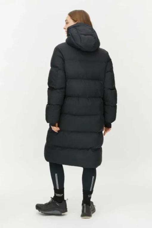 Reign Hood Coat Black