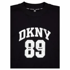 Rhstn Lg Crew Nk Po Black/eggnog