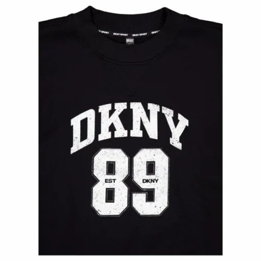 Rhstn Lg Crew Nk Po Black/eggnog
