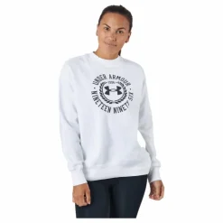 Rival Fleece Crest Grp Crew White