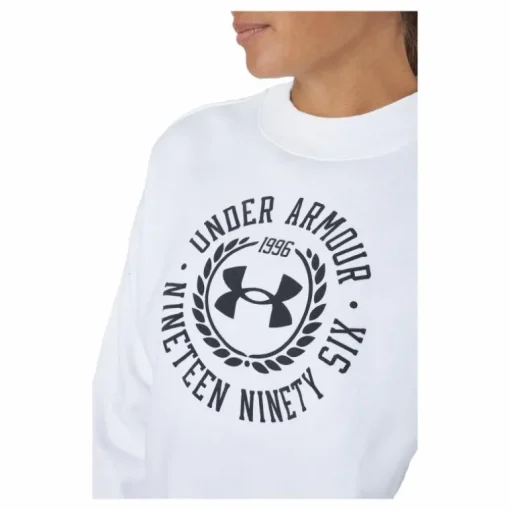 Rival Fleece Crest Grp Crew White