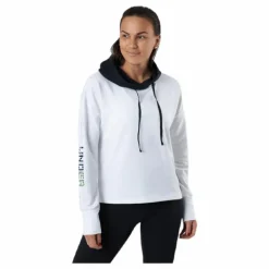 Rival Terry Geo Hoodie White