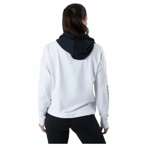 Rival Terry Geo Hoodie White