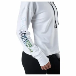 Rival Terry Geo Hoodie White