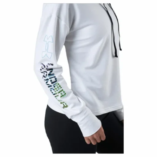 Rival Terry Geo Hoodie White