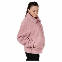 Rome Pile Jacket Pink