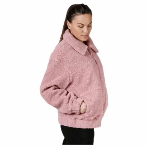 Rome Pile Jacket Pink