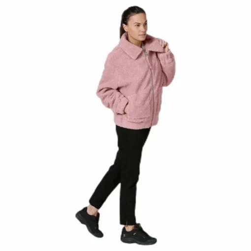 Rome Pile Jacket Pink