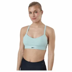 S Lux Strappy Sports Bra Green