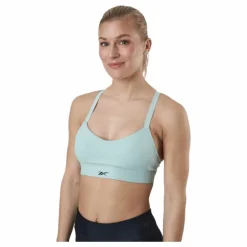 S Lux Strappy Sports Bra Green