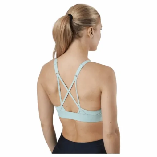 S Lux Strappy Sports Bra Green