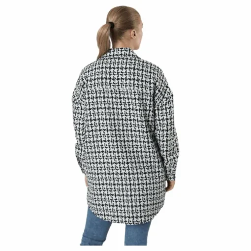 Sally Boucle Shacket Cc Otw White