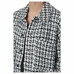 Sally Boucle Shacket Cc Otw White