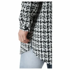 Sally Boucle Shacket Cc Otw White